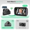 Picture of Wireless Baby Car Camera Monitor - 4.3 Inch Display with 360 Rotating Rear Facing Car Seat Cameras, 1080P HD Night Vision IR-Cut, USB & Battery Powered Backseat Baby Monitor for Infant Toddler