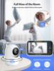 Picture of GoodBaby 5" Baby Monitor with Camera and Audio, No WiFi Secure Camera, 30-Hour Battery, Remote PTZ, Auto Night Vision, Room Temperature, Two-Way AudioLullabies960 ft Range