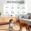 Picture of YOTON Indoor Security Camera 2.4GHz, Baby Monitor, Pet Camera, Dog Cam, Night Vision, 2-Way Audio, Motion Detection, Works w/Alexa, Subscription Free Local Storage or Optional Cloud