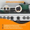 Picture of Gas Stove Knob Covers - Heat-Resistant Baby Proof Stove Knob Covers, Universal Size Gas Stove Knob Locks, Stove Child Proof Knobs with Adhesive, Stove Safety Guard for Kids Toddler Pet(6 Pack)