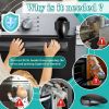 Picture of Oven Lock Child Safety - Premium Baby Proofing Oven Door Locks, Easy to Install & Use Durable and Heat-Resistant Material no Tools Need or Drill Oven Child Safety Lock (Black)