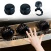 Picture of Stove Knob Safety Covers & Gas Stove Knob Locks - Childproof Oven Lock 5 Pack, Heat-Resistant ABS Stove Locks Child Safety Universal Fit Knob Covers