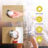 Picture of Door Knob Safety Cover for Kids, Child Proof Door Knob Covers, Baby Safety Door knob Handle Cover Lockable Design (4 Pack)