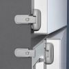 Picture of 2 Pack Refrigerator Lock for Kids with Adhesive, Child Proof Fridge Locks to Keep Door Closed, RV Refrigerator Door Latch, Freezer Door Lock for Toddlers Dogs and Cats, Easy Installation