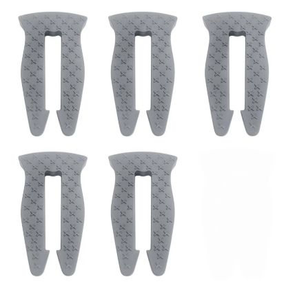 Picture of TIianMeimate Universal Stove Knob Locks (5-Pack-Gray) - Child Proof Gas Stove Safety Lock with Key, Easy Install No Tools Needed, Heat Resistant Baby Proofing Essentials for Kitchen Cooktop