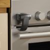 Picture of EUDEMON 1 Pack Oven Lock,Baby Proofing Oven Door Lock, Child Safety Oven Front Lock, Easy to Install & Use no Tools Need or Drill (Black)