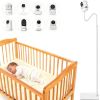 Picture of iTODOS Baby Monitor Floor Stand Holder Mount Compatible with Infant Optics DXR-8 Pro,Nanit Pro & Flex Stand,HelloBaby HB6550/6560,VTech VM819/VM901,Owlet,Momcozy,eufy,Motorola and 1/4 Threaded Camera
