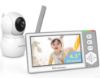 Picture of Baby Ganibs Baby Monitor with Camera and Audio, 4.3'' Video Baby Monitor with 1000ft Long Range and 30-Hour Battery, No WiFi,Night Vision, ECO Mode, 2-Way Talk