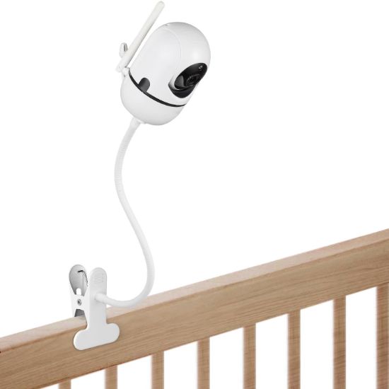 Picture of Flexible Baby Monitor Mount Compatible with HelloBaby HB65/HB40/HB6550/HB6148/ HB6560/ HB66/ HB6339/ HB6550 Pro, ANMEATE SM935E, Baby Camera Mount Without Tools or Wall Damage