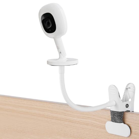 Picture of iTODOS Baby Monitor Mount Compatible with Nanit Pro Smart Baby Monitor & Flex Stand Baby Monitor, 8inches Flexible Arm Monitor Mount,Attach Your Baby Cam Wherever You Like-1pack