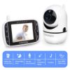 Picture of HelloBaby Video Baby Monitor with Remote Camera Pan-Tilt-Zoom, 3.2'' Color LCD Screen, Infrared Night Vision, Temperature Display, Lullaby, Two Way Audio