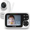Picture of JUAN Video Baby Monitor with Camera and Audio - No WiFi Baby Camera Monitor with 3.2'' IPS Screen for Kids/Pets/Elderly, Pan/Tilt/Zoom Camera, 1000FT, Night Vision, VOX Mode