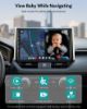 Picture of OTTOCAST Cabin Care Baby Camera for Car, 1080P Baby Car Camera with HD Night Vision, Wireless CarPlay Adapter, 150 Wide Angle, Real-Time Rear Seat Monitor