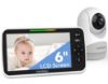Picture of HelloBaby 6IPS Large Screen, Video Baby Monitor with Upgraded 4000mAh Battery, 2-Way Talk, Night Vision, Pan-Tilt-Zoom, No WiFi, ECO Mode