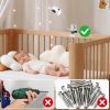 Picture of tihii Baby Monitor Mount Compatible with HelloBaby for HB6550/ HB6560/ HB65/ HB6351/ HB40/ HB6339/ HB6336, ANMEATE SM935E Monitor, Adjustable Baby Monitor Stand Flexible Clip Clamp Mount No Drilling