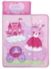 Picture of Baby Boom Funhouse Little Princess Kids Nap Mat Set - Includes Pillow and Fleece Blanket - Great for Girls Napping during Daycare or Preschool - Fits Toddlers, Pink