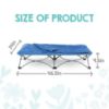 Picture of Regalo My Cot Deluxe Portable Toddler Bed, Indoor/Outdoor Kids Nap Cot with Sleeping Bag & Pillow, Lightweight Folding Travel Design for Home, Daycare, Camping & Sleepovers, Ages 2-5