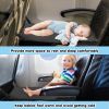 Picture of Trekbabe Toddler Airplane Bed, Airplane Seat Extender for Kids, Baby Travel Essentials, Black