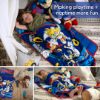 Picture of Sonic The Hedgehog 21"(W) X 45"(L) Soft Toddler Nap Mat with Pillow and Blanket Perfect for Preschool, Daycare, and Travel ( Official Licensed Product)