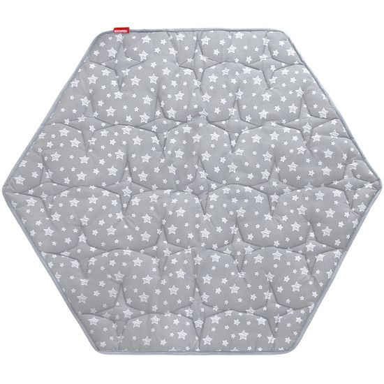 Picture of Hexagon Playpen Mat, Baby Playmat Fits Regalo Portable Play Yard 48 Inch and hiccapop 53" PlayPod Playpen, 6 Panel Playpen Mattress Non Slip Pad Mat
