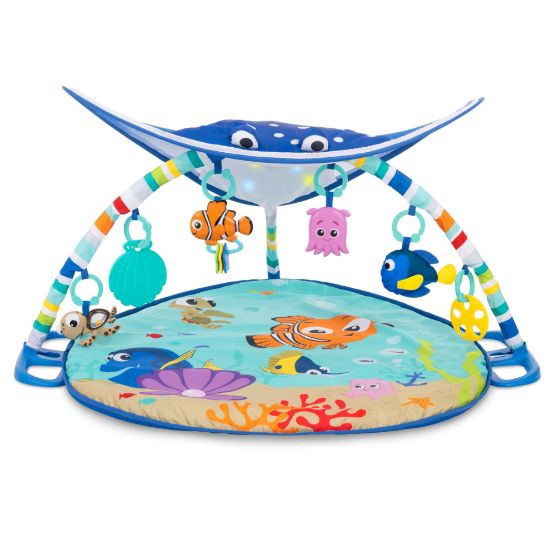 Picture of Bright Starts Disney Baby Finding Nemo Mr. Ray Ocean Lights & Music Gym, Ages Newborn +