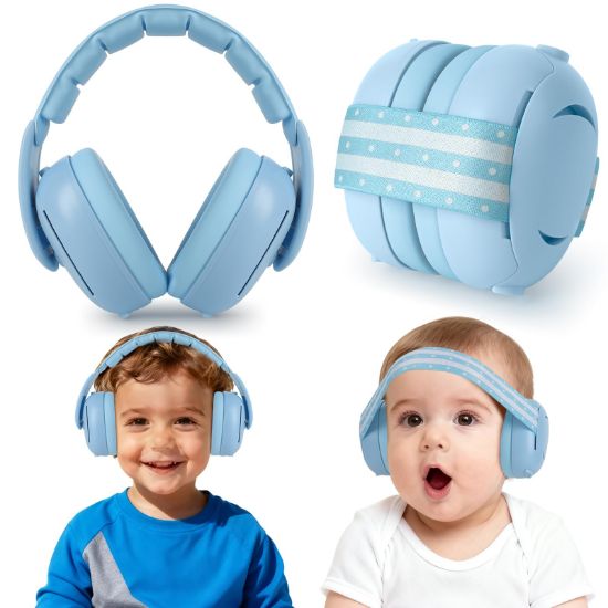 Picture of cumunebula [2-in-1] Baby Ear Muffs Noise Protection - [Two Modes] Baby Headphones for Noise Cancelling Headphones- Infant Headphones Noise Cancelling - Ear Protection for 3 Months to 4 Years