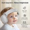 Picture of Orzbow Baby Headphones for Noise, Baby Ear Muffs Noise Protection for Newborn Toddler 3-48 Months - CE & ANSI Certified, Adjustable Infant Ear Protection for Travel Sleep, 25dB Sound Reduction, Gray