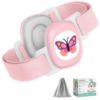 Picture of YomauiYee Baby Earmuffs,Baby Noise Cancelling Headphones with Butterfly Pattern, Infant Ear Protection for Toddler 0-48 Months,Infant Travel Essentials for Airplane/Improves Sleep