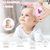 Picture of YomauiYee Baby Earmuffs,Baby Noise Cancelling Headphones with Butterfly Pattern, Infant Ear Protection for Toddler 0-48 Months,Infant Travel Essentials for Airplane/Improves Sleep