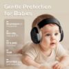 Picture of EZARC Baby Ear Muffs for Noise Protection - NRR 25dB Noise Cancelling Headphones for Newborns, Infants & Toddlers (3-48 Months), Adjustable Headband, Comfy Fit for Airplane, Concerts, Sleeping (Black)