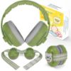 Picture of Empireway Baby Ear Muffs Noise Protection 2-in-1 for Infants & Toddlers to 1-48 Months,Adjustable, Lightweight,Foldable Noise Cancelling Headphones,GS010-Green