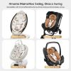 Picture of Infant Insert Compatible with 4moms Mamaroo & Graco Swing and Infant Car Seat, Stroller, Other Baby Swing, Rocker, Bouncer, Bassinet Newborn Insert Head & Body Support Cushion, Reversible Design