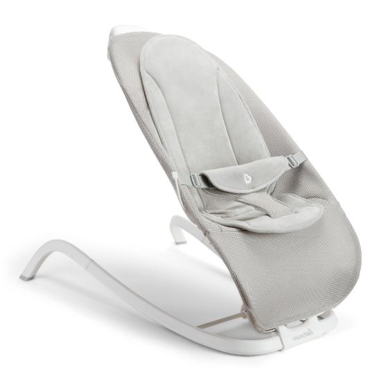 Picture of Munchkin Electric Baby Bouncer & Rocker with Digital Touch Display, Soothing Sounds & 3 Recline Positions - Automatic Bouncing & Rocking, Grey