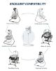 Picture of CONMDEX Graco Swing Replacement - Power Cord 6ft, Adapter 5V Charger, White