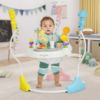 Picture of Dream On Me 2-in-1 Baby Activity Center & Bouncer Jumper, 360 Rotating Seat, 3-Height Adjustable, 12 Melodies with Lights & Interactive Toys, Promotes Early Development - Star Print