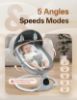 Picture of Electric Baby Swing for Infants to Toddler, Portable Swing Rocker with 5 Point Harness, 5 Sway Speed, Bluetooth,12 Preset Lullabies with Remote Control, Infant Swing for Baby Boys & Girls, Grey