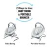 Picture of Graco Soothe n Sway LX Portable Baby Swing and Baby Bouncer Bouncer, Multi Direction Seat, 2 Speed Vibration, Derby
