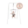 Picture of Jolly Jumper Classic (Grey) with Stand - Original Baby Jumper, Indoor and Outdoor Exercise Saddle Seat, Adjustable Height, for Infants up to 28lbs