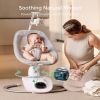 Picture of Momcozy CocoSway Electric Baby Swing for Infant, 180 Rotating Seat, 6 Parent-Like Sway Motions & 4 Speeds, Quiet Soothing, Remote Control, Machine-Washable Cover, Grey