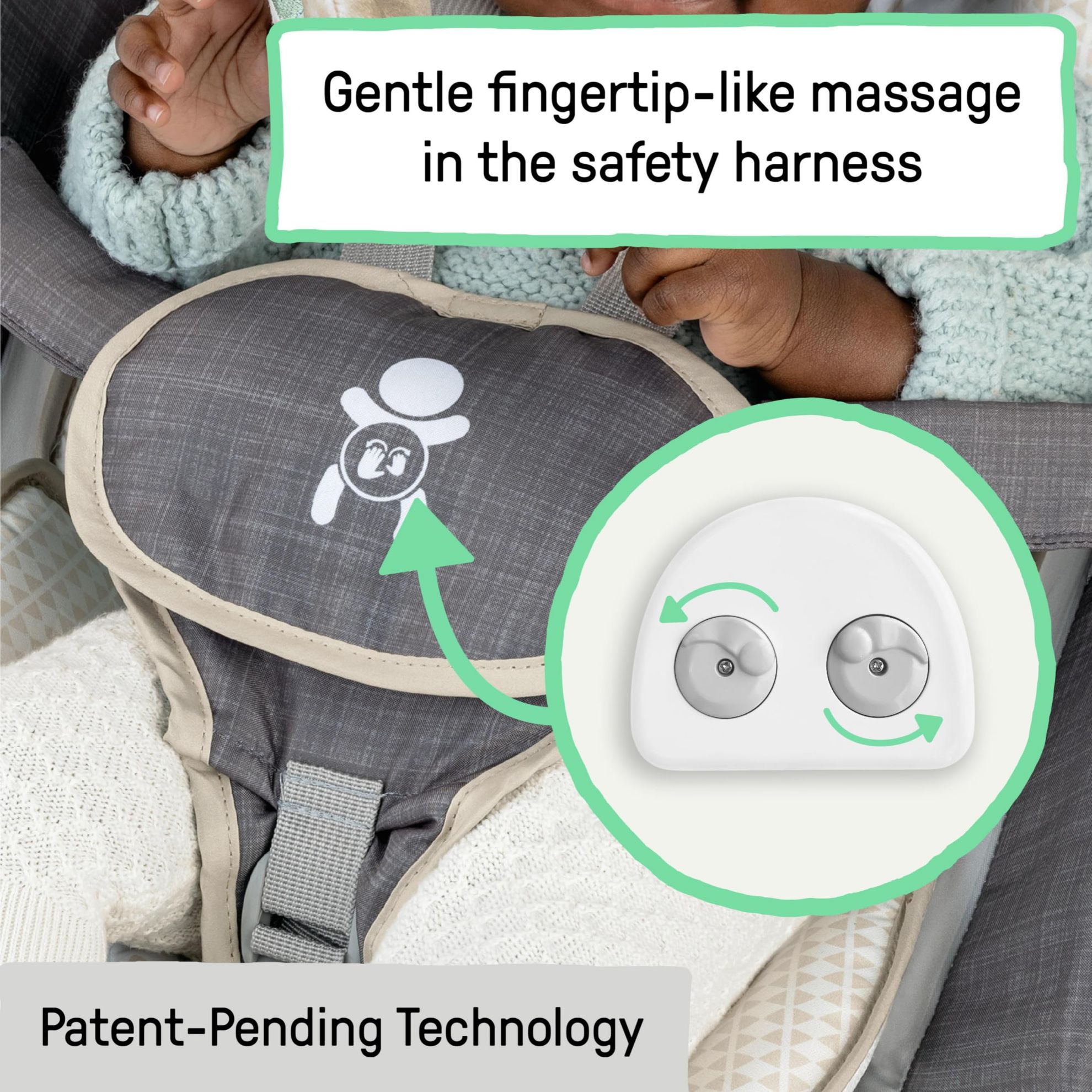 MyLittleUS. Ingenuity Gas Relief and Anti-Colic Baby Bouncer Seat and ...