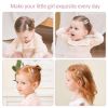 Picture of 40 PCS Cute Toddler Snap Hair Clips with Flower Patterns - 1.5" Mini Hair Barrettes and Accessories for Baby Girls, Infants, Toddlers