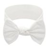 Picture of BABYGIZ Baby Girl Headbands-Infant,Toddler Cotton Handmade Hairbands with Bows Child Hair Accessories (Soft-White)