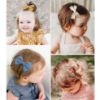 Picture of Jesries 21 Pack Baby Girls Hair Clips Bows Fully Lined Non Slip Barrettes for Fine Handmade Hair Accessories for Newborn Infant Toddler Kids