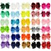 Picture of WillingTee Headbands 6 Inch 30 Colors Boutique Grosgrain Ribbon Hair Bows Big Baby Girls Bows Headbands for Baby Girls Infants Toddler Kids Teens and Children