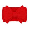 Picture of LemonSpace Handmade Red Baby Girls Bows Soft Stretchy Nylon Hair Bands Hair Accessories Baby headbands with Bows for Newborn Baby Girls Infant Toddlers Kids(Red)