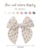 Picture of Doboi 8PCS Baby Girls Hair Clips Fable Hair Bows Cotton Linen Bows for Girls Hair Accessories for Baby Toddlers Kids Includes Stamp Duty Hair Clip