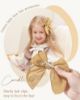 Picture of Doboi 8PCS Baby Girls Hair Clips Fable Hair Bows Cotton Linen Bows for Girls Hair Accessories for Baby Toddlers Kids Includes Stamp Duty Hair Clip