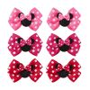 Picture of 6PCS Mouse Ears Hair Clips, Cute 3 Inch Hair Accessories, Birthday Party Decoration for Baby Toddler Girls