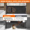Picture of Pawtners Retractable Baby Gates Extra Wide, 41" Tall Extends up to 71" Wide, Dog Gate Indoor for Stairs, Pet Gate with Support Rods for Doorways Hallways Indoor & Outdoor-Black