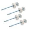 Picture of Vmaisi 8MM Pressure Gates Threaded Spindle Rods, Baby Gates Accessory Screw Bolts Kit Fit for All Pressure Mounted Walk Thru Gates 4 Pack